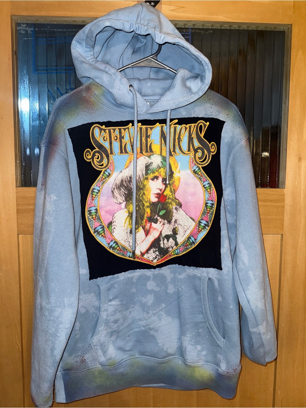 Stevie Nicks Hoodie Size Small-hippy Tie-dye